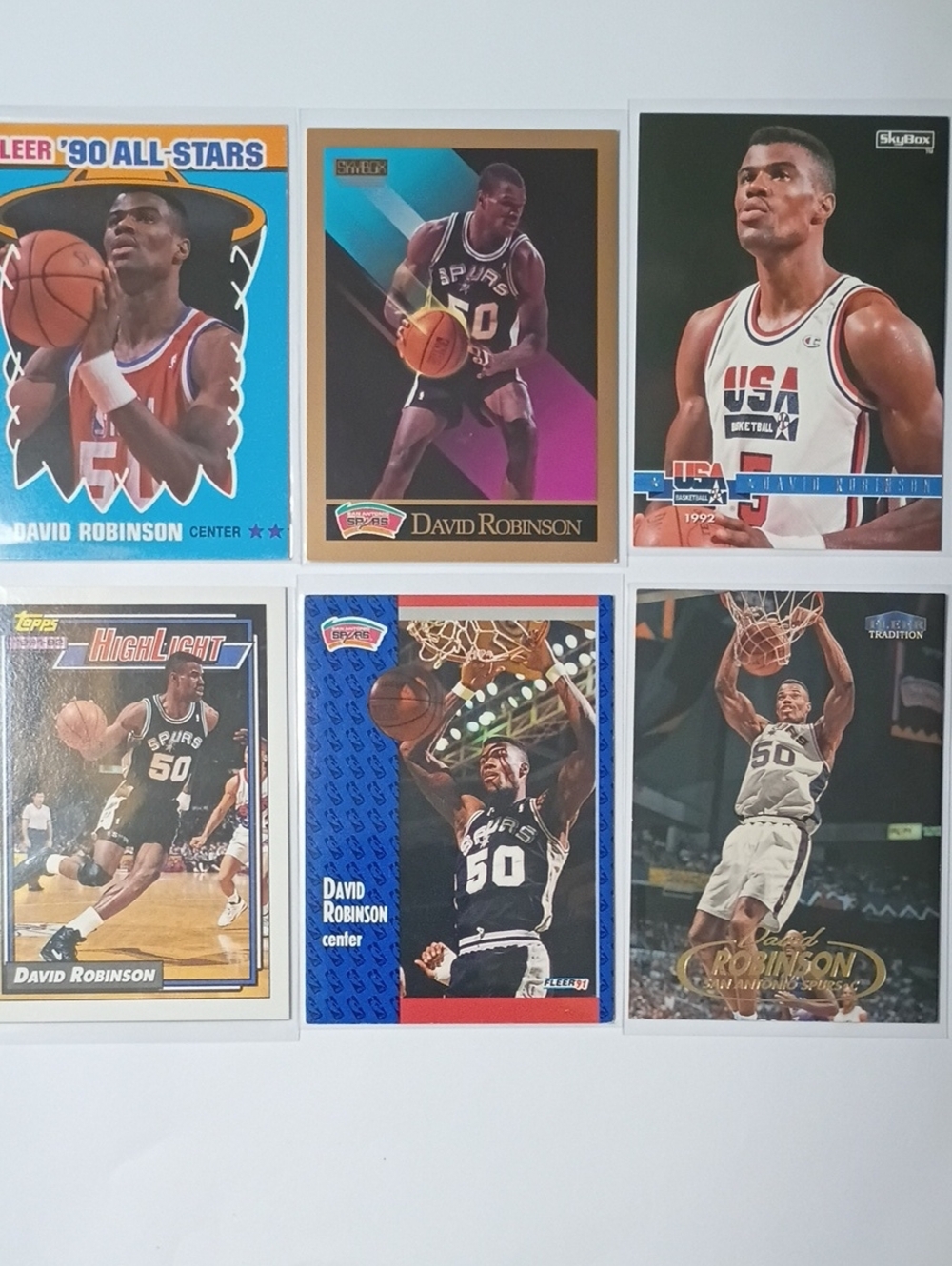 David Robinson Basketball Trading Card Wall Art - Black/White